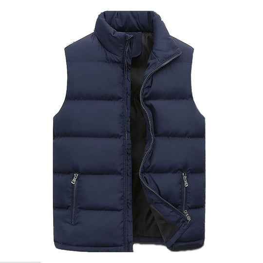 Bodywarmer Heren | Hoge Kraag & Ritssluiting