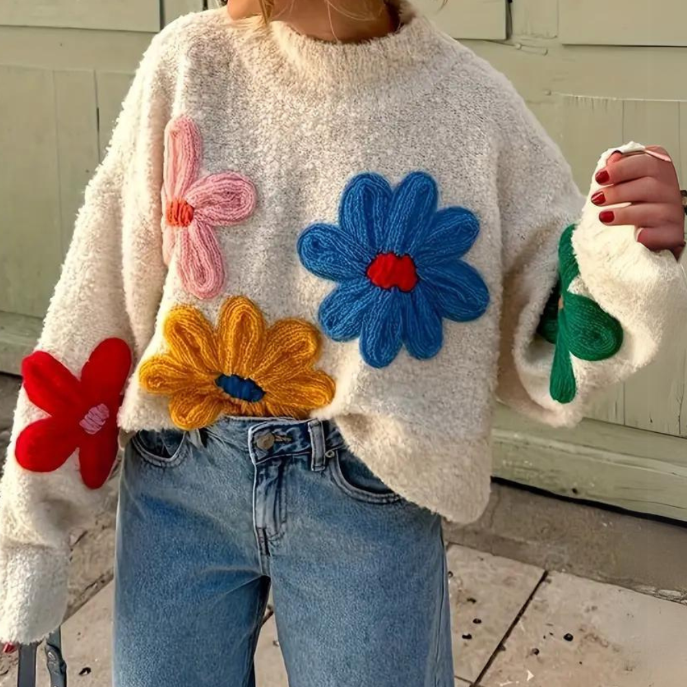 Brenda - Multicolor bloementrui voor dames