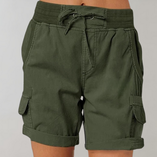 Flatterende en Trendy Damesshorts met Hoge Taille - Dorthea