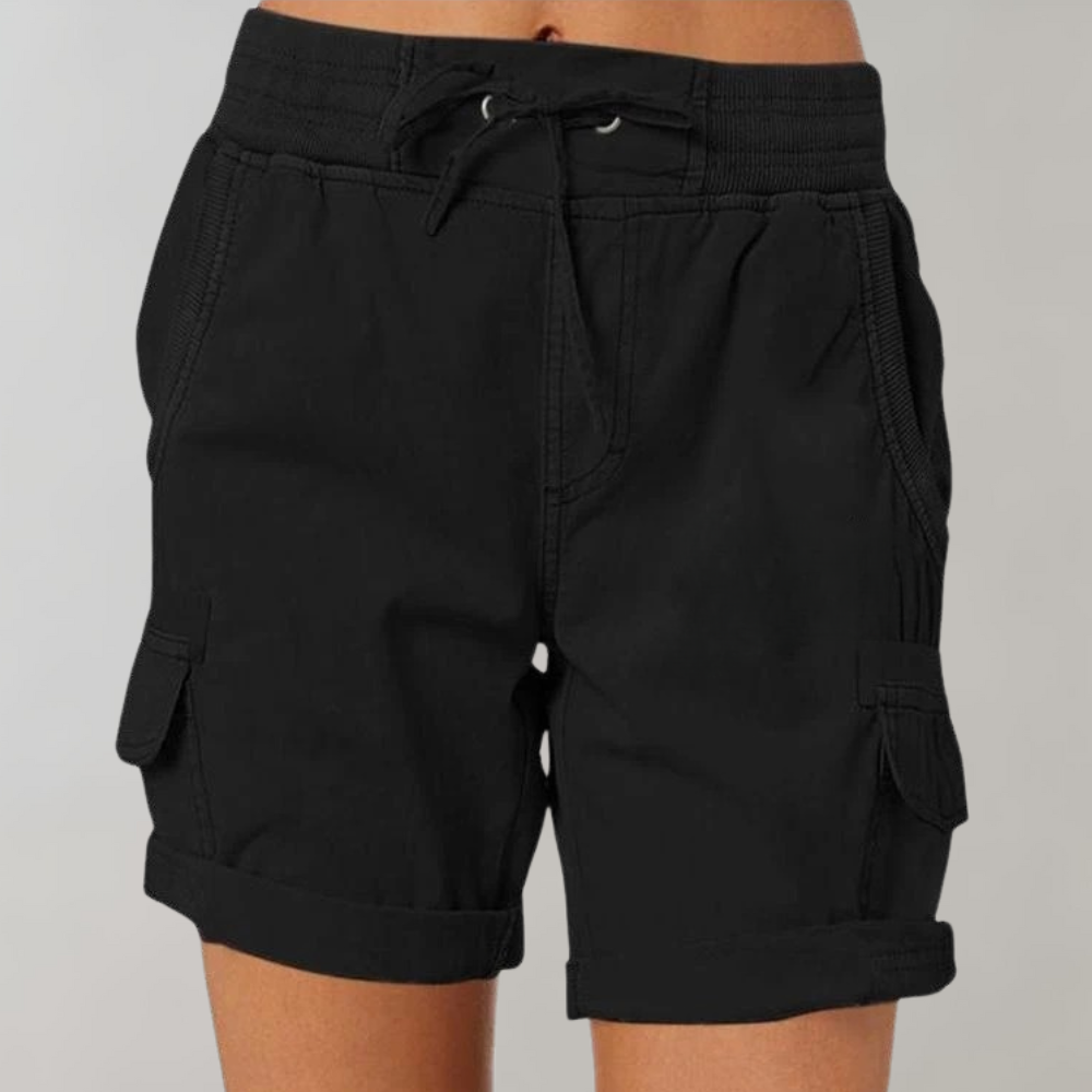 Flatterende en Trendy Damesshorts met Hoge Taille - Dorthea