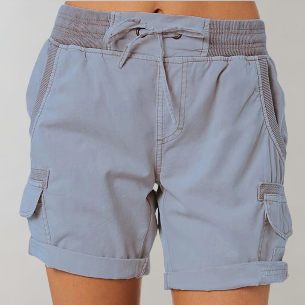 Flatterende en Trendy Damesshorts met Hoge Taille - Dorthea