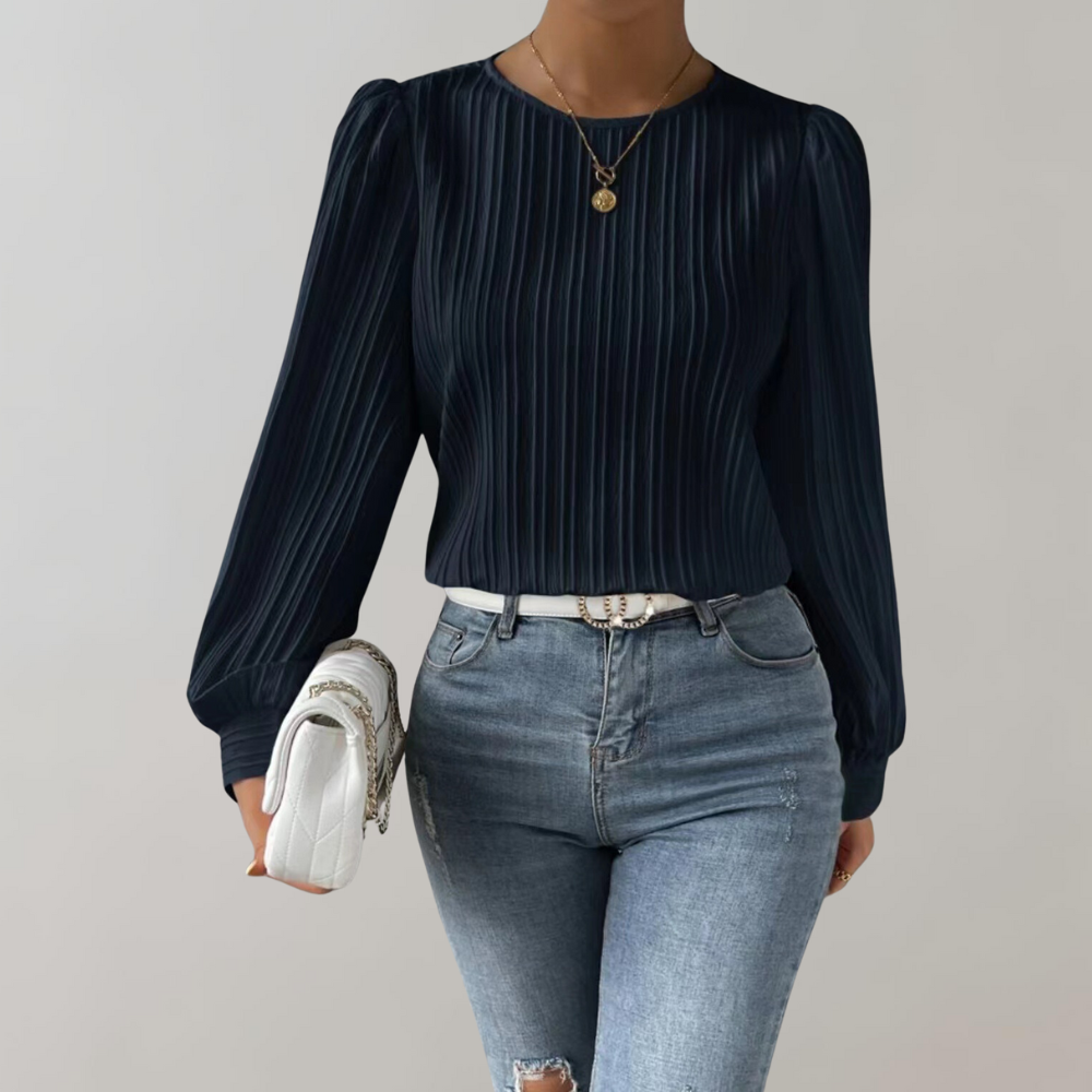 Dagny - Gracieuze en elegante damesblouse voor een gepolijste look