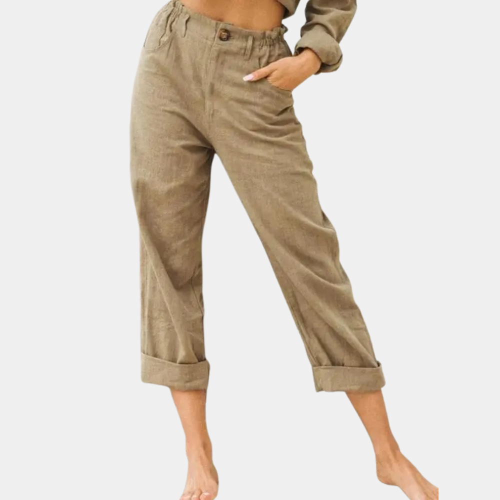 Alisa - Moeiteloze en veelzijdige vrijetijdsbroek voor vrouwen