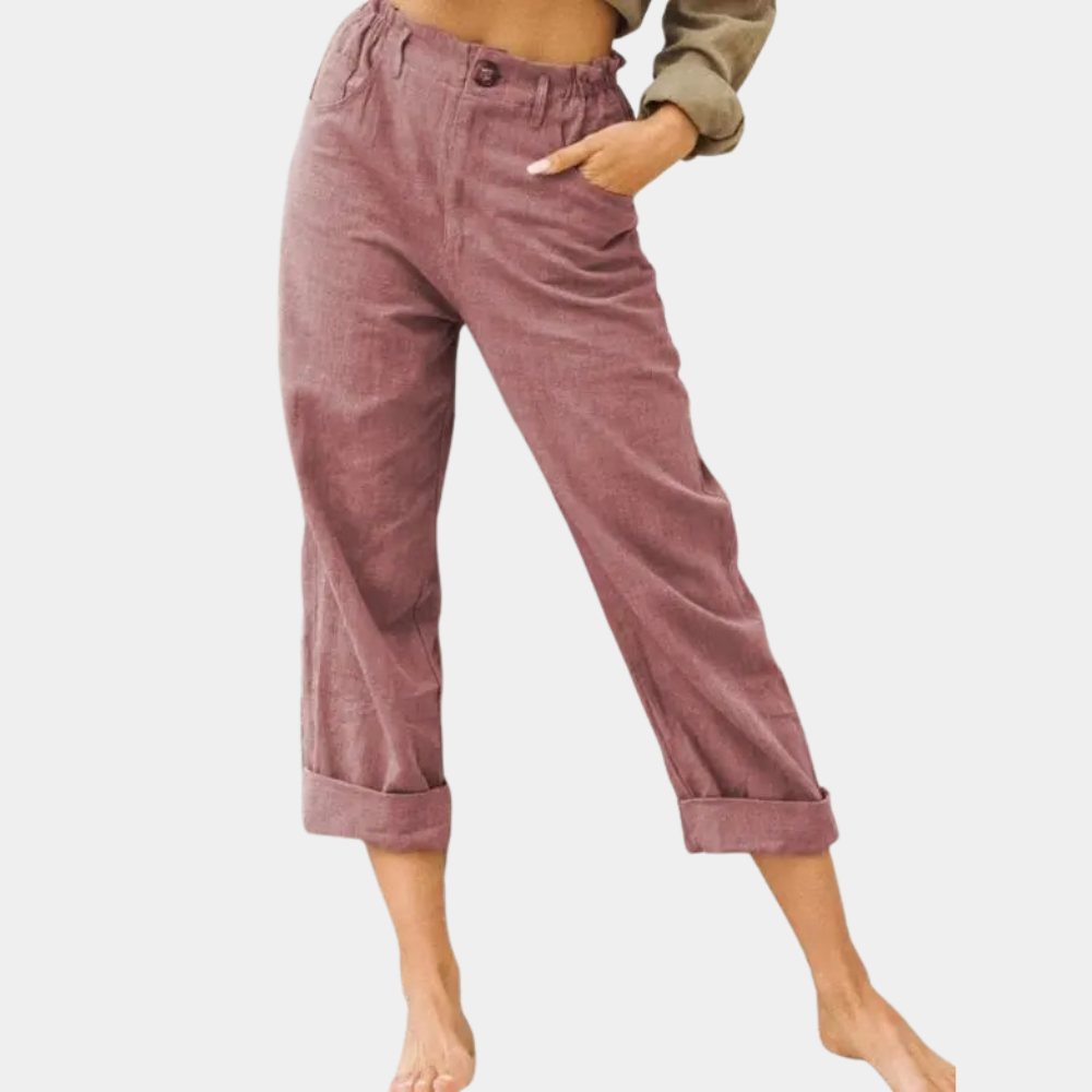 Alisa - Moeiteloze en veelzijdige vrijetijdsbroek voor vrouwen