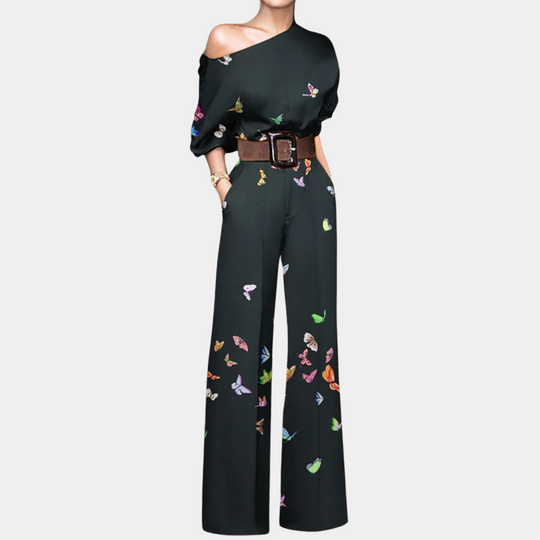 Variant image for Dames Zwarte Jumpsuit Feestelijk Elegant Ontwerp - Sade-1