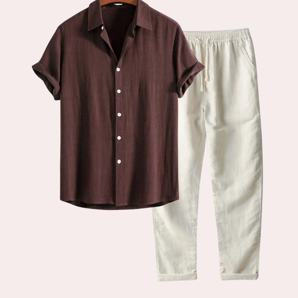 Atmungsaktives en ontspannen comfortabel zomerset voor mannen - Aramis