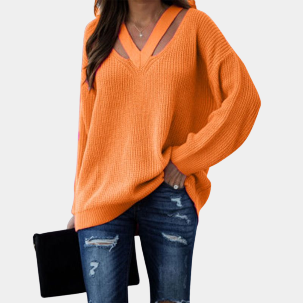 Eva - Trendy damestrui met een slanke en stijlvolle V halslijn