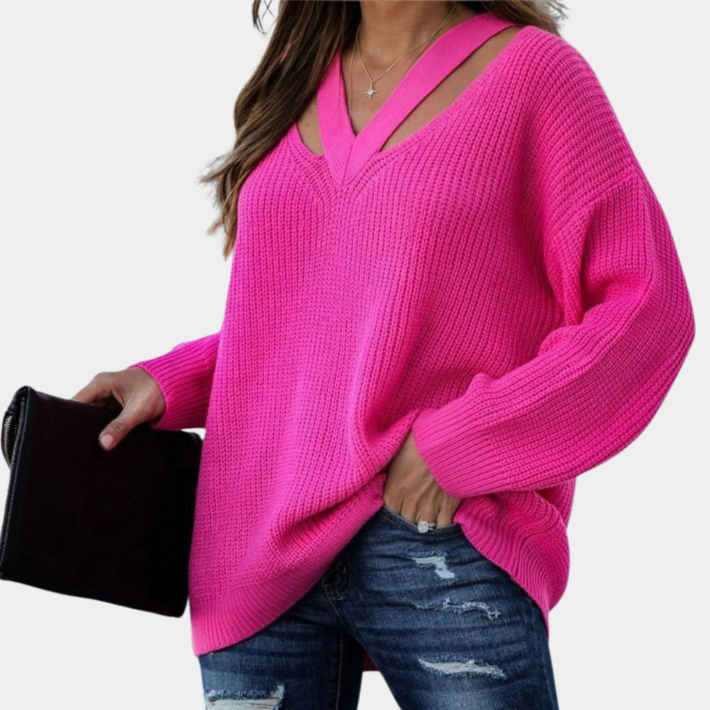 Eva - Trendy damestrui met een slanke en stijlvolle V halslijn