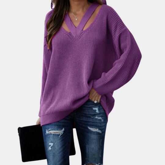 Eva - Trendy damestrui met een slanke en stijlvolle V halslijn