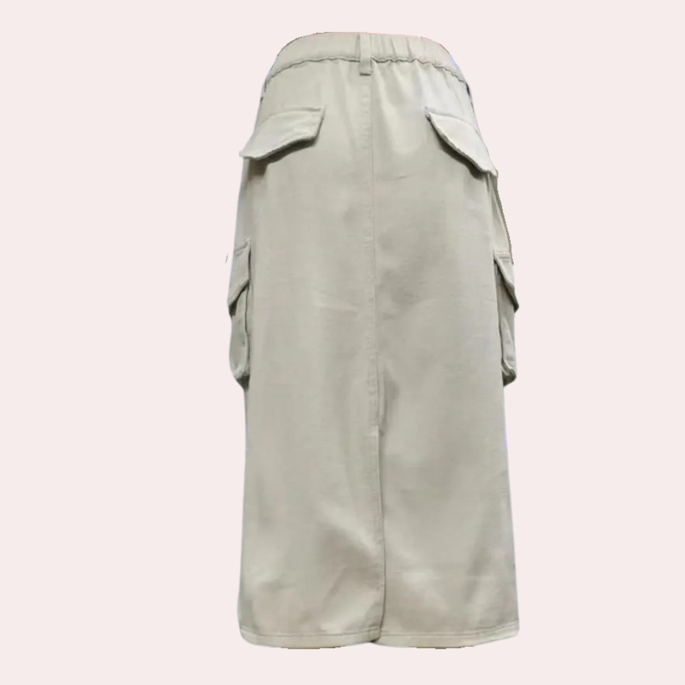 Dames Cargo Rok Retro Stijl Elegant en Veelzijdig - Emma-4