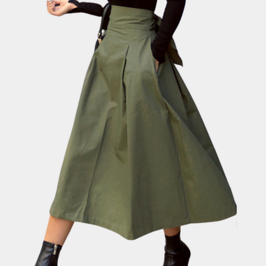 Dames Lange Rok Elegante Slanke Pasvorm voor Zomer - Murna-2