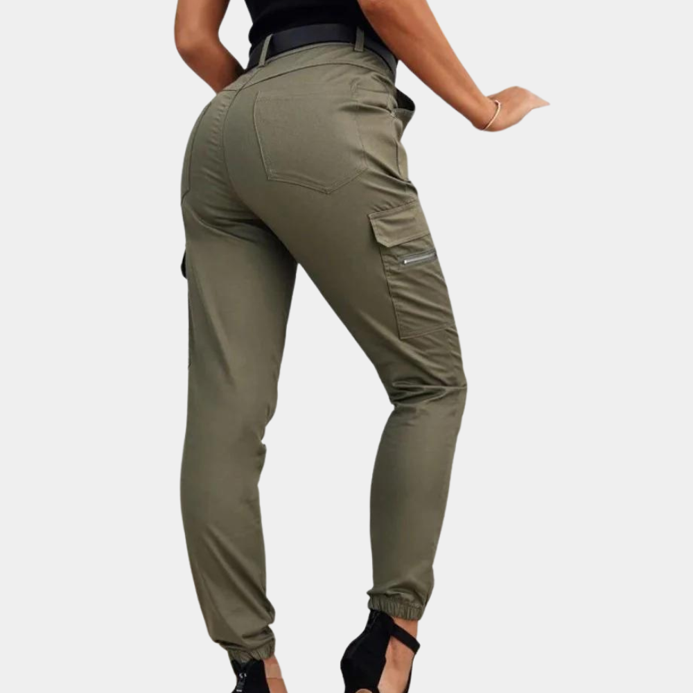 Maya - Comfortabele Dames Cargo Jeans met Relaxte Pasvorm