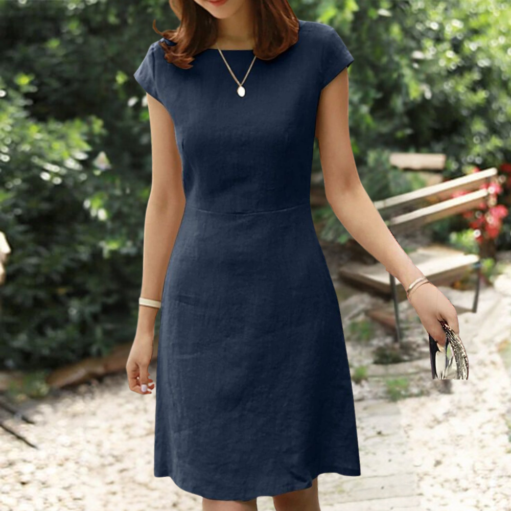 Variant image for Dames A-lijn Jurk Elegant Rugloos Ontwerp - Sophie-11