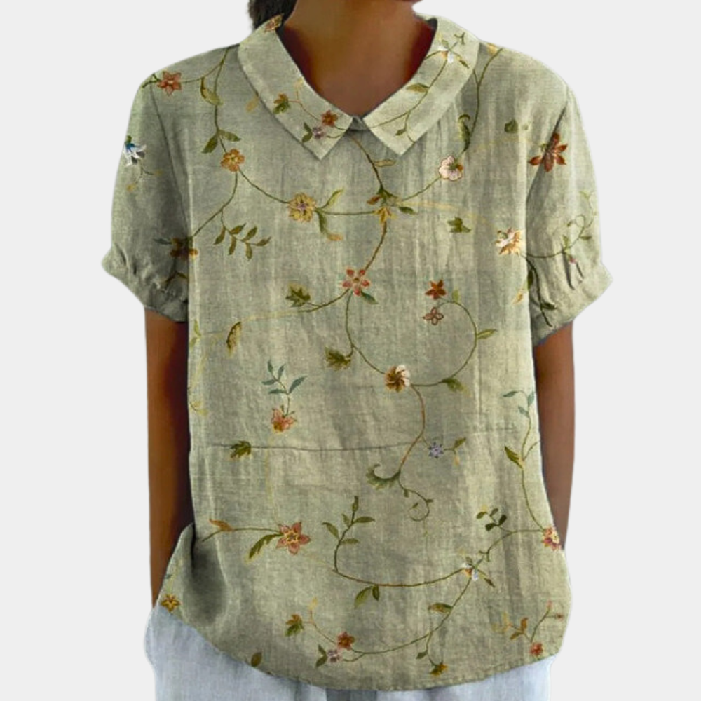 Casual en Kleurrijke Damesblouse voor Elke Dag - Evalina