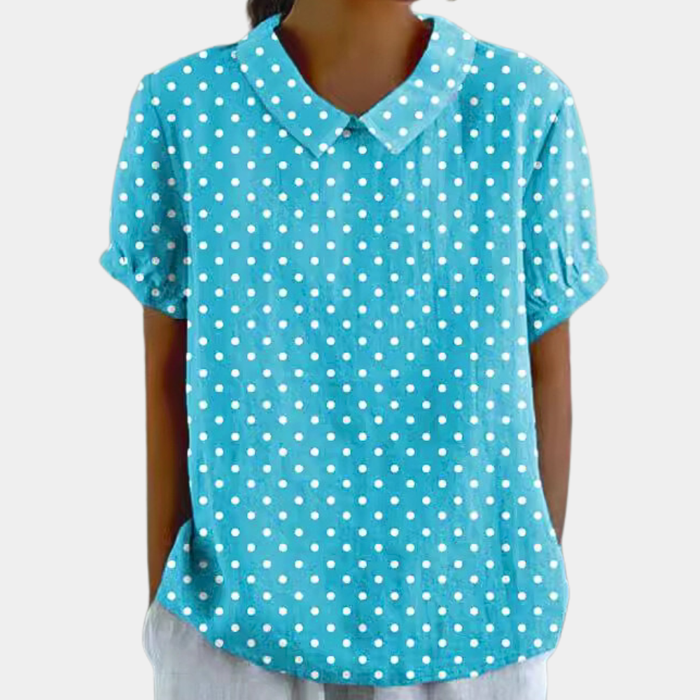 Casual en Kleurrijke Damesblouse voor Elke Dag - Evalina