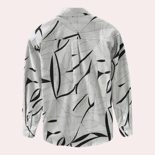Piotr - Casual chique herenpolo met gedurfde en trendy print