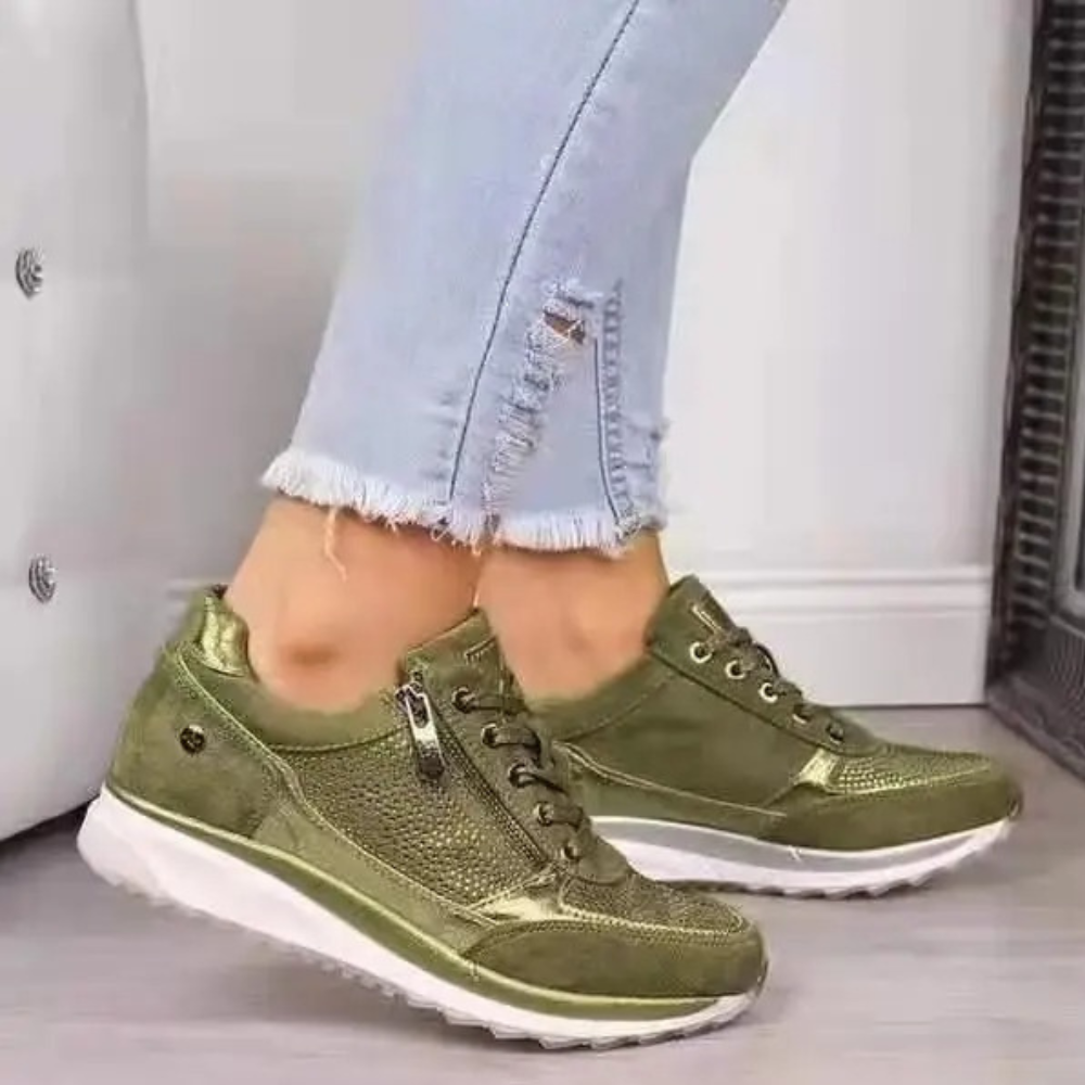 Variant image for Dames Sneakers met Rits Stijlvol en Comfortabel - Rodica-9
