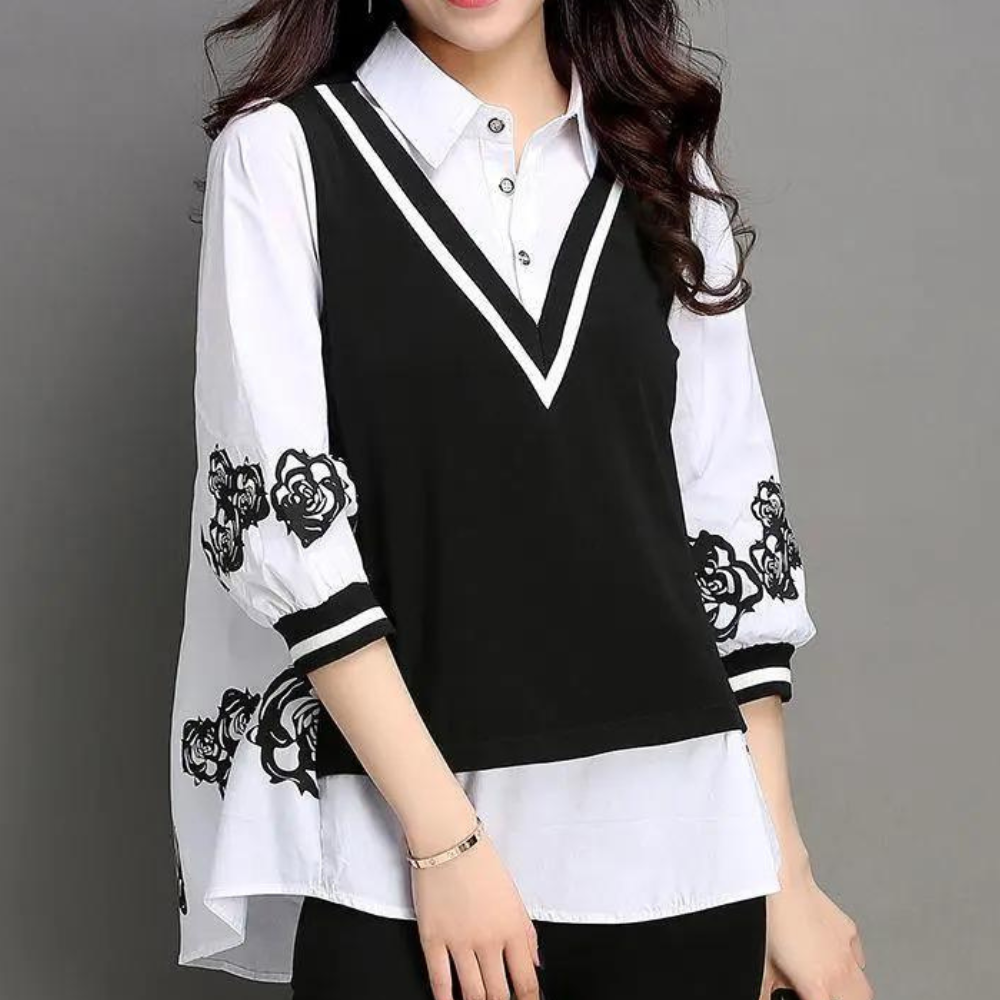 Xanthe - Elegante en sierlijke damesblouse voor een tijdloze look