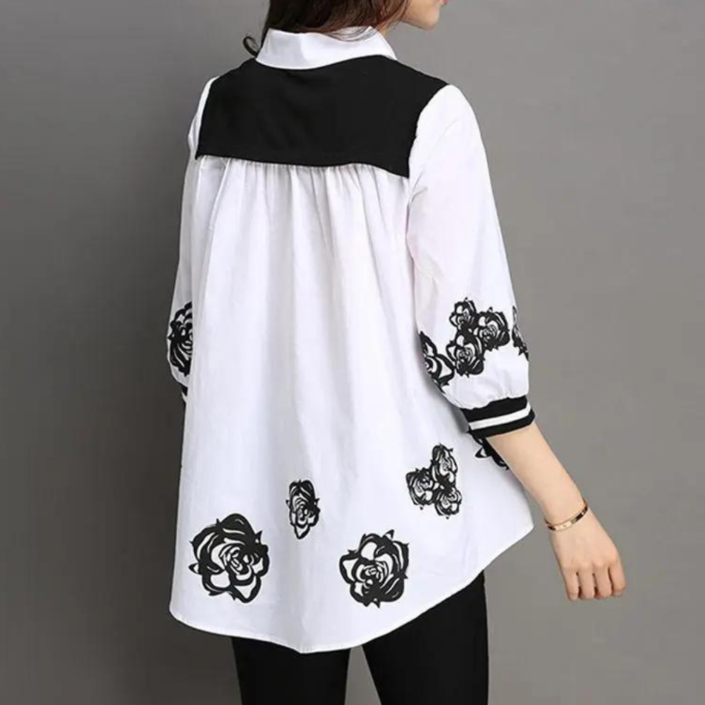 Xanthe - Elegante en sierlijke damesblouse voor een tijdloze look
