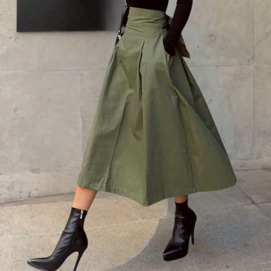 Chique rok met hoge taille voor dames - Gabriella