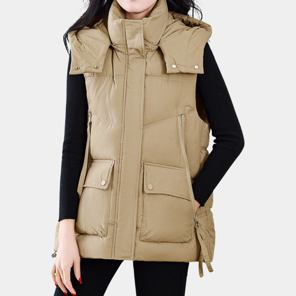 Knus & Chic Dik Vest voor Vrouwen - Cheryl
