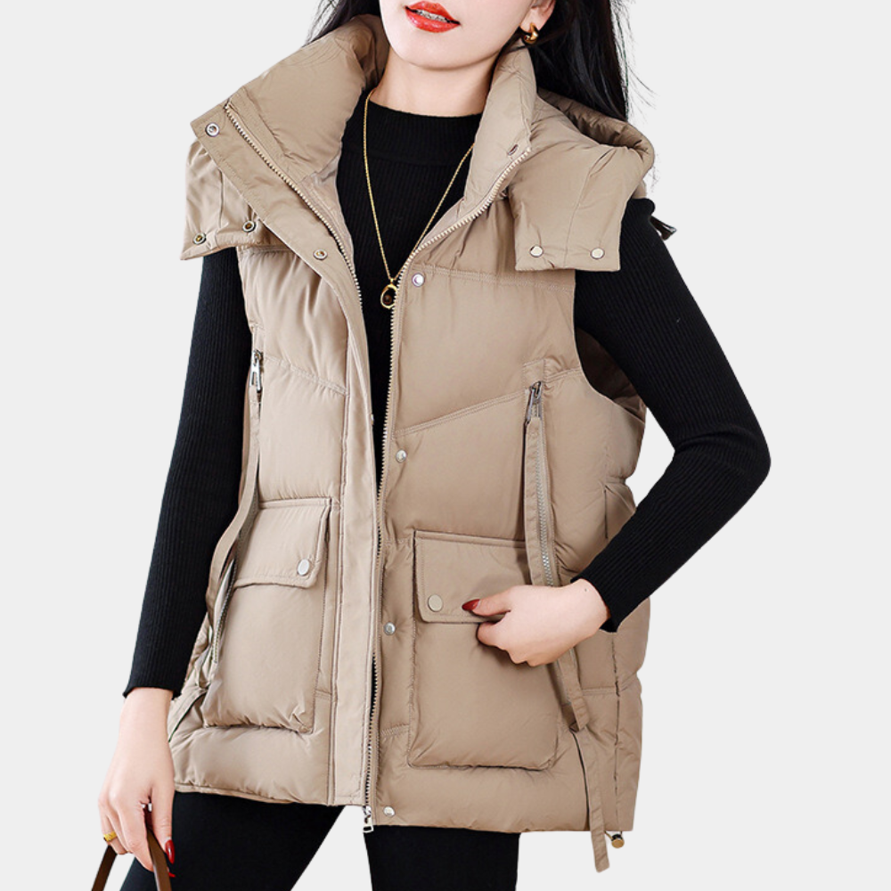 Knus & Chic Dik Vest voor Vrouwen - Cheryl