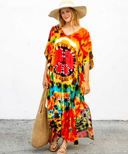 Variant image for Dames Maxi Jurk Bohemian Zomerstijl - Salve-2