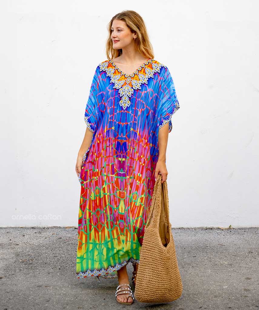 Variant image for Dames Maxi Jurk Bohemian Zomerstijl - Salve-4