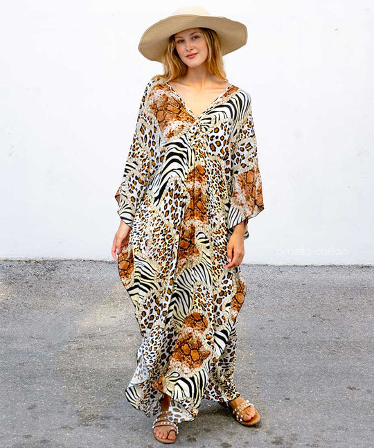 Variant image for Dames Maxi Jurk Bohemian Zomerstijl - Salve-5