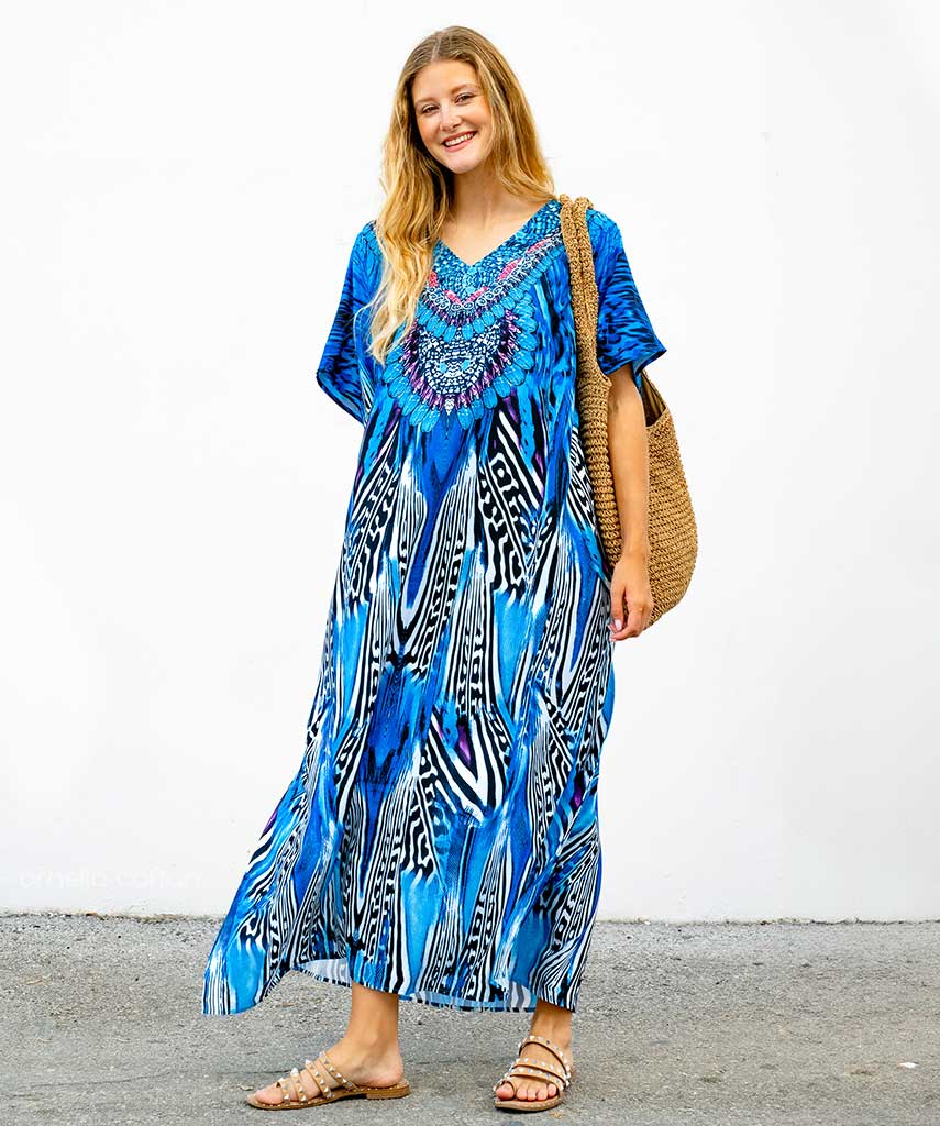 Dames Maxi Jurk Bohemian Zomerstijl - Salve-1