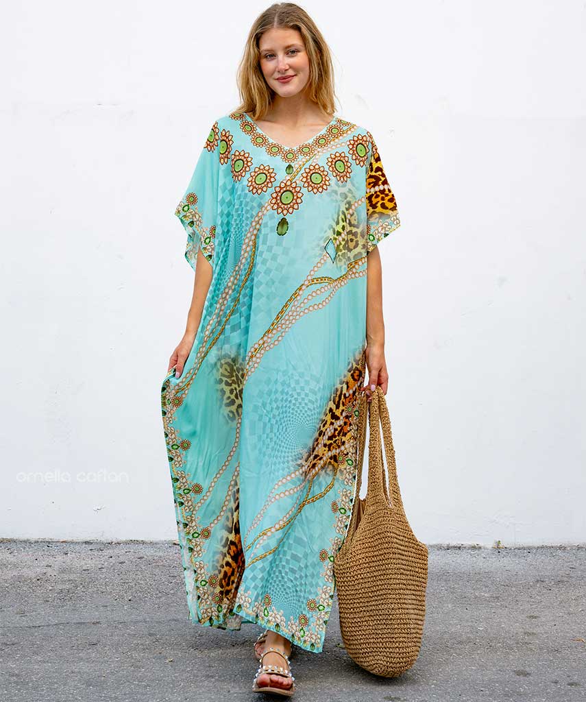 Variant image for Dames Maxi Jurk Bohemian Zomerstijl - Salve-7
