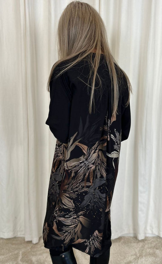 Casual damesjurk met lange mouwen - Katrina