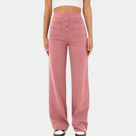 Sienna - Casual broek met hoge taille voor dames
