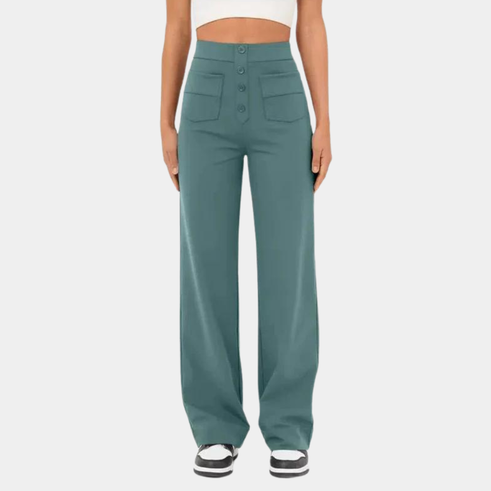 Sienna - Casual broek met hoge taille voor dames