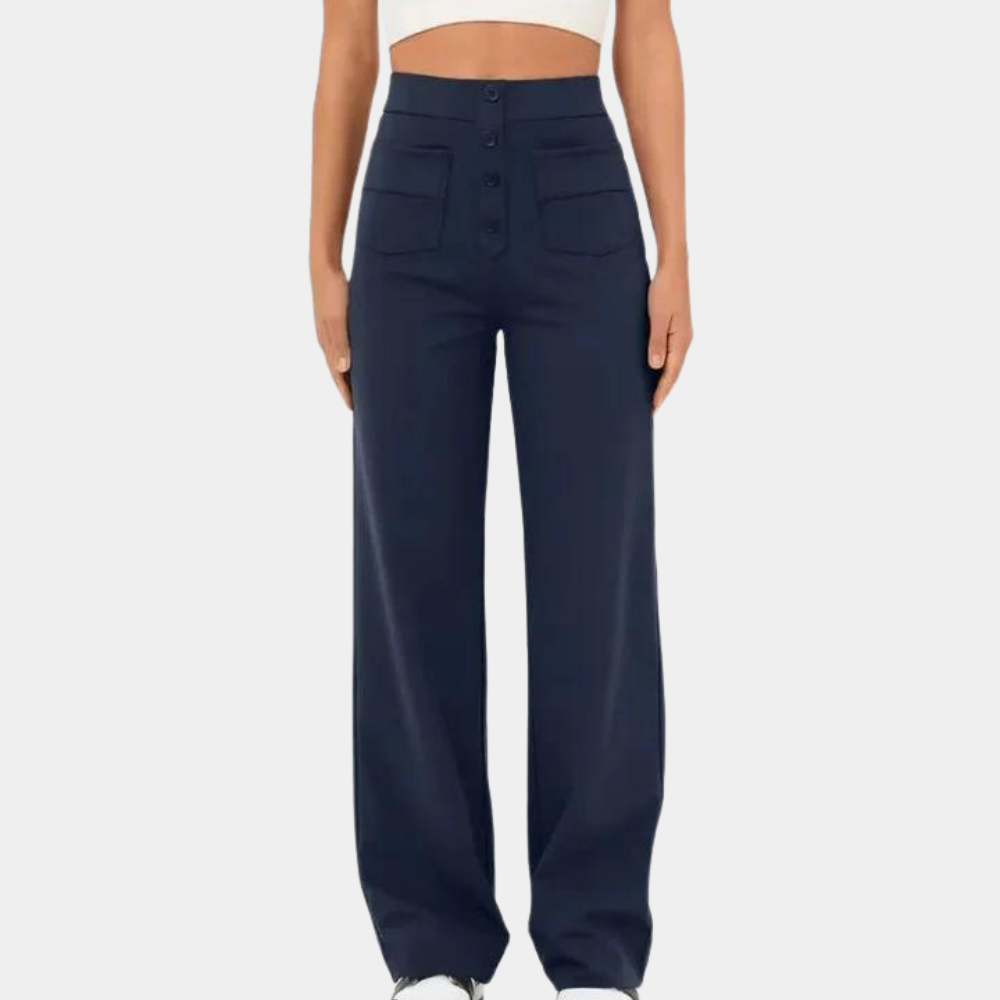 Sienna - Casual broek met hoge taille voor dames