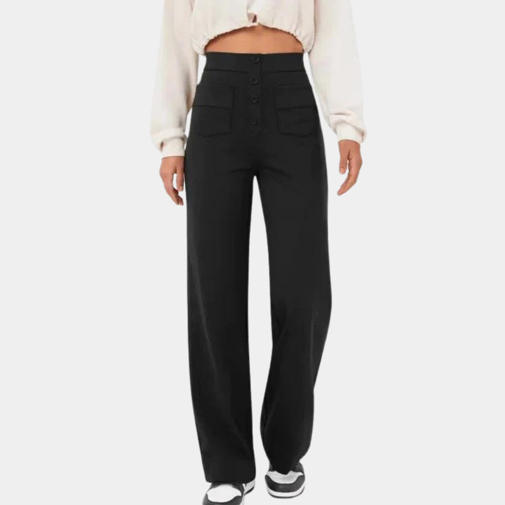 Sienna - Casual broek met hoge taille voor dames