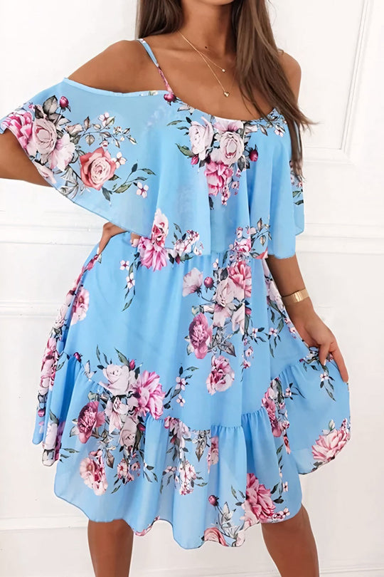 Variant image for Dames Lange Jurk Elegant Gedrukt Comfortabele Pasvorm - Lisa-6