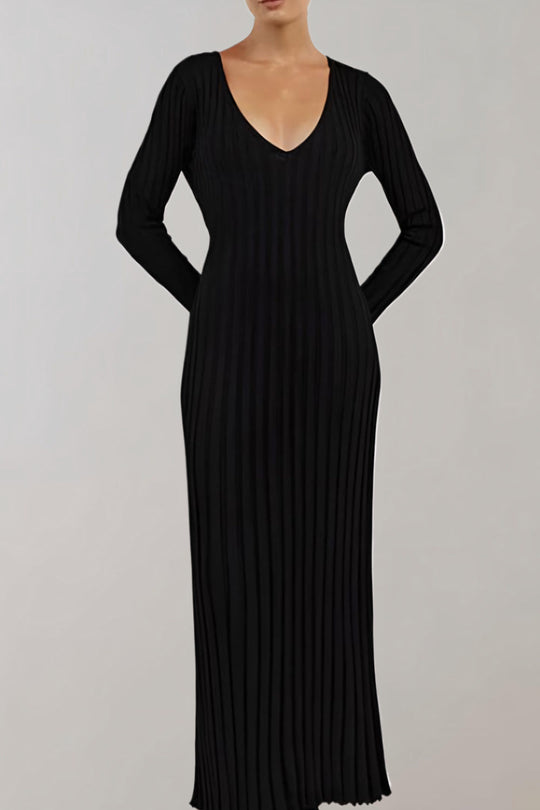 Dames Katoenen Jurk Elegant Vloeiend Silhouet - Celestine-2