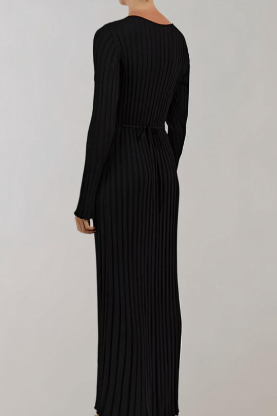 Dames Katoenen Jurk Elegant Vloeiend Silhouet - Celestine-3