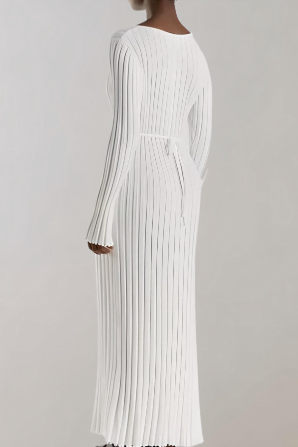 Dames Katoenen Jurk Elegant Vloeiend Silhouet - Celestine-5
