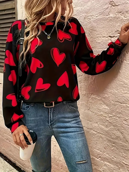 Charlize - Chique trui met ronde halslijn van Chic Heartbeat