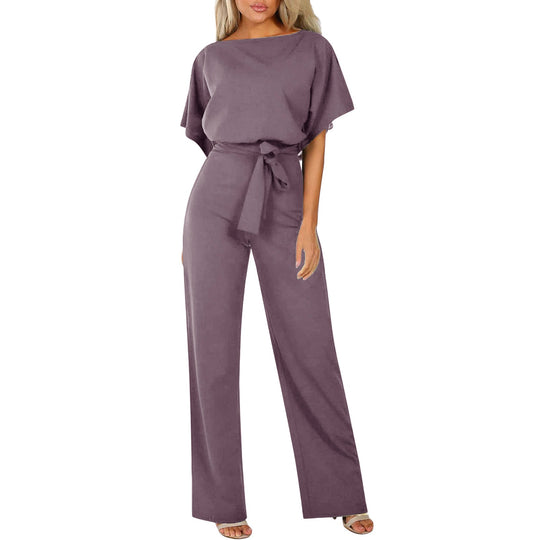 Clarissa - Elegante Jumpsuit voor Dames met Tailleceintuur