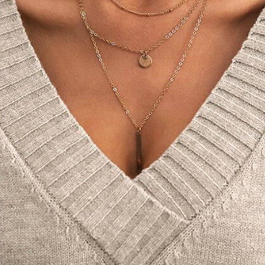 Joelle - Lässiger Pullover mit V Ausschnitt für jeden Anlass