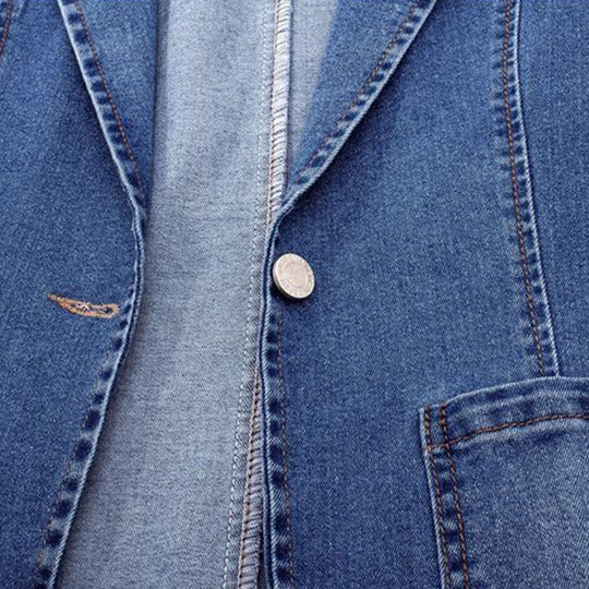 Trendy Denim Blazer voor dames - Madison