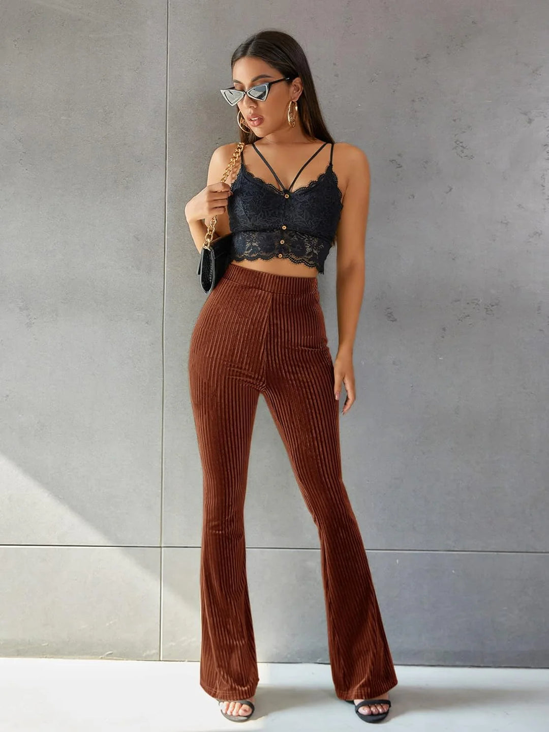 Corrduroy broek Dames | High waist & Retro silhouet