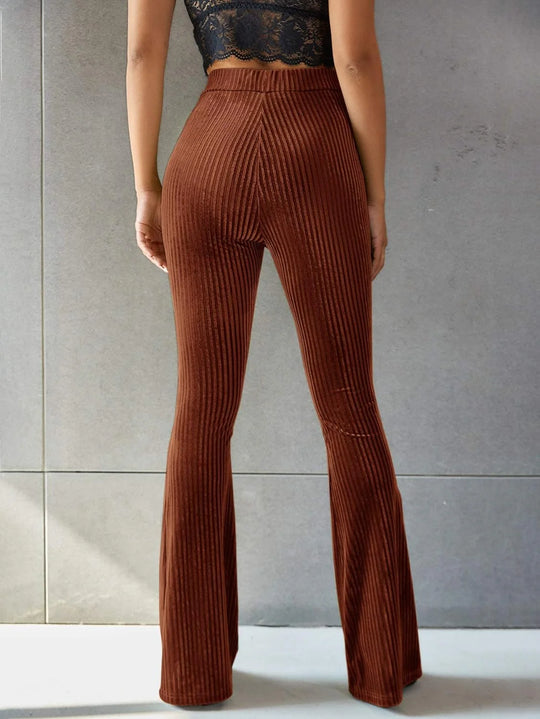 Corrduroy broek Dames | High waist & Retro silhouet