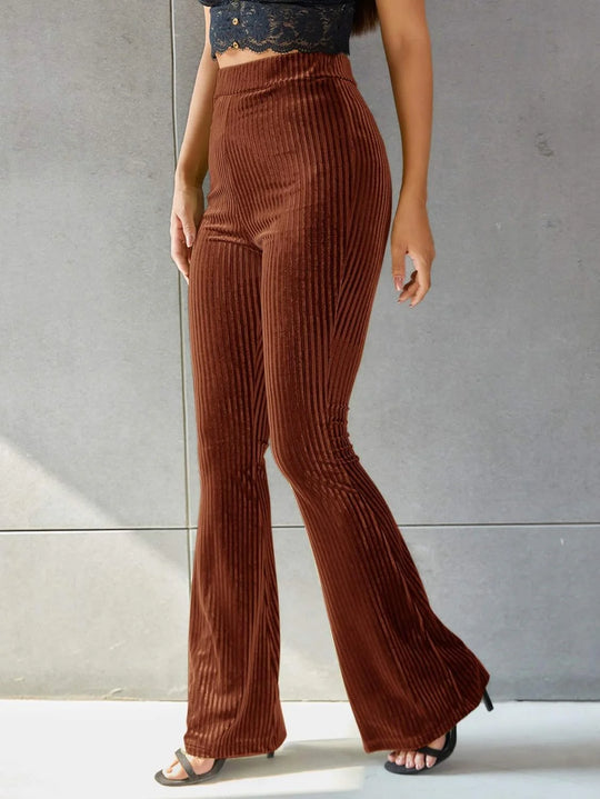Corrduroy broek Dames | High waist & Retro silhouet
