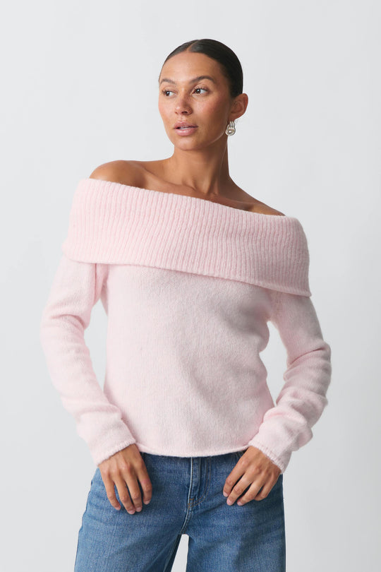 Cosette - Comforttrui met off-the-shoulder schouders