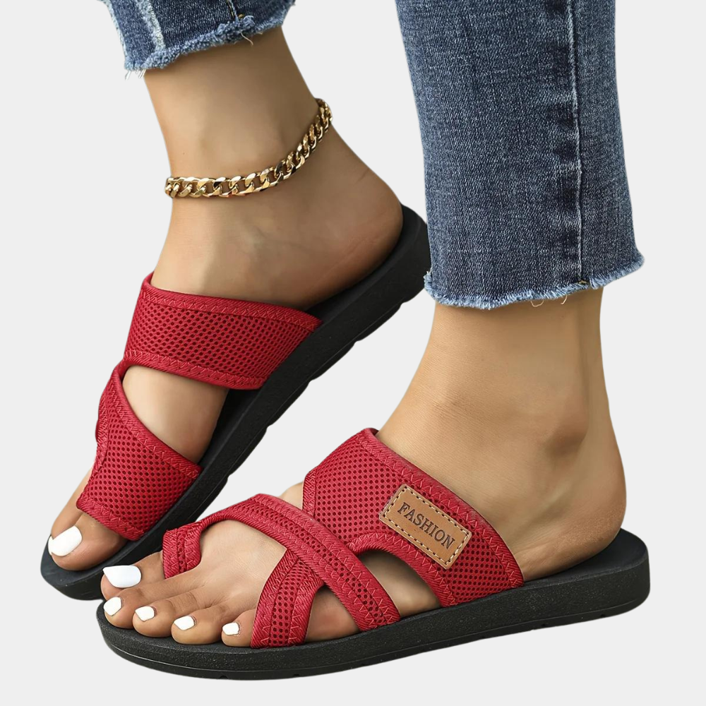 Dames Ademend Instap Sandalen - Ivona