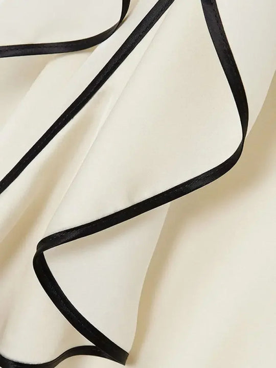 Dames Avondjurk Elegante Bloemenprint Lange Mouwen - Eline